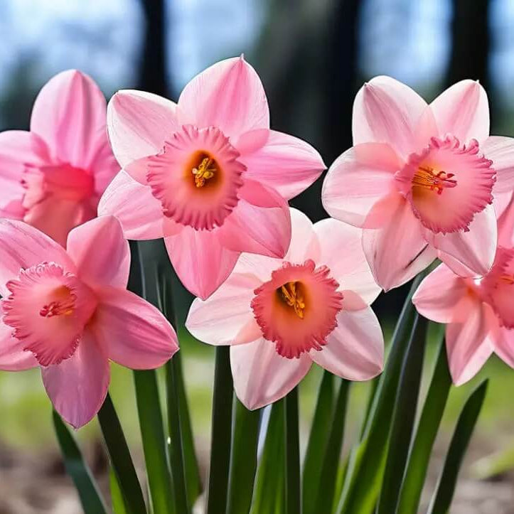 Baby Pink Daffodil Seeds - Heirloom Flower Garden Seeds for Growing