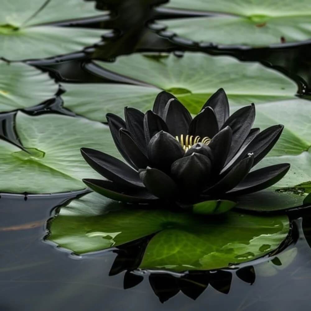 Black Lotus Seeds - Heirloom Flower Garden Seeds for Growing