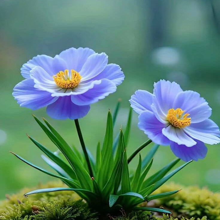 Blue Cosmos Seeds - Heirloom Flower Garden Seeds for Growing