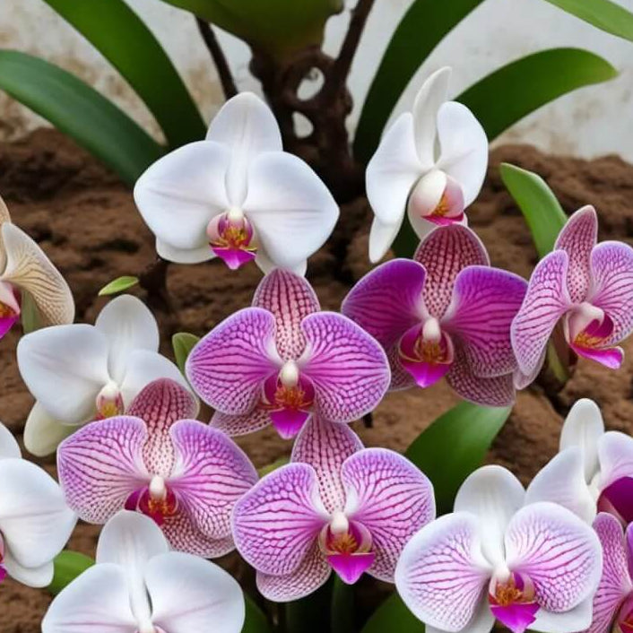 Mixed Colour Phalaenopsis Orchid Seeds - Heirloom Flower Garden Seeds for Growing