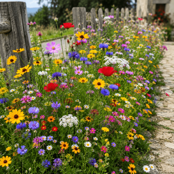 Wildflower Mix Phoenix Seeds - Heirloom Flower Garden Seeds for Growing