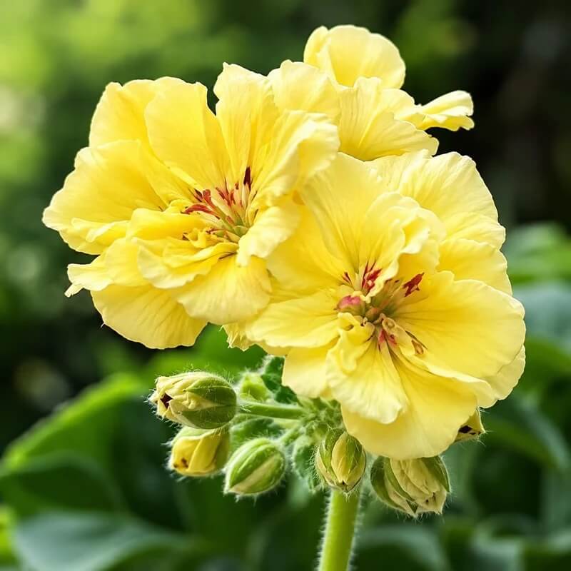 Yellow Japanese Geranium Seeds - Heirloom Flower Garden Seeds for Growing